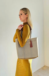 Ivory Luxe Resort Tote Bag