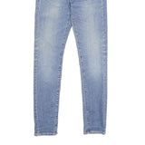 LEVI'S 519 BIG E Mens Jeans Blue Slim Skinny Denim Medium W28 L30 Stylish Zip