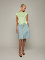 PURSELANE | Reversible V-neck Tee
