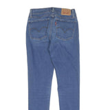 LEVI'S Womens Slim Blue Denim Light Slim Skinny Jeans W26 L27 Classic Cotton