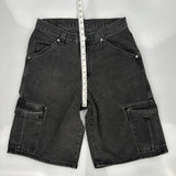 Lee Cargo Shorts - 30W 11L Grey Cotton