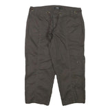 TRIBAL Womens Shorts Brown Cargo L W32 Cotton Blend Casual Utility