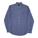 Ralph Lauren Checked Shirt - Large Blue Cotton
