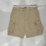Lee Cargo Shorts - 32W 9L Beige Cotton