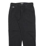 LEE Womens Relaxed Black Denim Jeans W28 L28 Classic Cotton Blend Zip