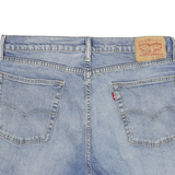 LEVI'S Womens Denim Blue Casual Cut-Off XL W34 Frayed Hem Shorts