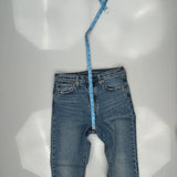 501 Levis Jeans - 31W 27L Blue Cotton
