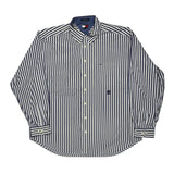 Tommy Hilfiger Striped Shirt - 2XL Blue Cotton