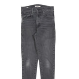 LEVI'S Womens Jeans Black Slim Skinny Denim Medium W28 L30 Stretch Cotton Blend
