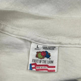 St. Louis Blues Fruit Of The Loom Graphic T-Shirt - Large White Cotton
