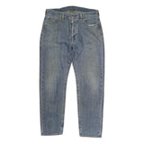 LEVI'S 501CT Mens Jeans Blue Regular Straight Denim Light W34 L29 Classic Button