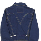 LEVI'S Womens Blue Denim Jacket S Cotton Button Front Classic Fit