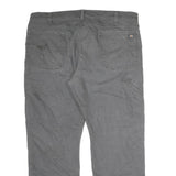 DICKIES Mens Regular Fit Grey Denim Jeans W40 L30 Workwear Durable Zip