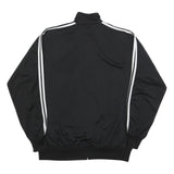ADIDAS Mens Black & White Track Jacket XL Polyester Zip Sportswear