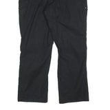 DICKIES Mens Cotton Blend Black Regular Straight Trousers W36 L30 Workwear Zip