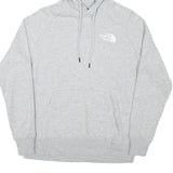 THE NORTH FACE Womens Grey Pullover Hoodie S Cotton Blend Casual Outdoor
