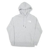 THE NORTH FACE Womens Grey Pullover Hoodie S Cotton Blend Casual Outdoor