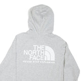 THE NORTH FACE Womens Grey Pullover Hoodie S Cotton Blend Casual Outdoor