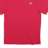 NIKE Mens Red Polo Shirt Wimbledon 2008 Short Sleeve Cotton Blend M Casual