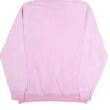HARD ROCK CAFE Womens Pink Hoodie L Cotton Pullover Sacramento Print Casual
