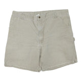 CARHARTT Mens Shorts Beige Casual Plain XL W40 Durable Cotton Blend Workwear