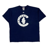 Chicago Cubs Majestic Mlb T-Shirt - XL Navy Cotton