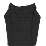 FRENCH CONNECTION Womens Black Bodycon Polyester Knit Midi Dress UK 10 Elegant