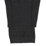 FRENCH CONNECTION Womens Black Bodycon Polyester Knit Midi Dress UK 10 Elegant