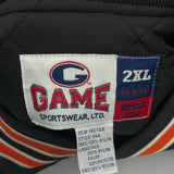 Harlem Football Game Football Varsity Jacket - 2XL Black Nylon