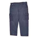Carhartt Cargo Trousers - 40W 30L Navy Cotton