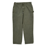 Carhartt Carpenter Pants - 36W 33L Green Cotton