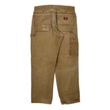 Dickies Carpenter Pants - 32W 31L Brown Cotton