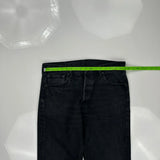 501 Levis Jeans - 34W 30L Black Cotton