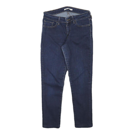 LEVI'S Womens Jeans Blue Slim Skinny Denim Medium W26 L24 Zip Casual