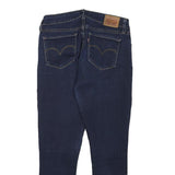 LEVI'S Womens Jeans Blue Slim Skinny Denim Medium W26 L24 Zip Casual