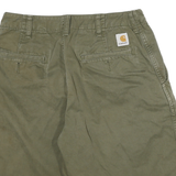 CARHARTT Mens Shorts Green Casual M W28 Cotton Blend Classic Fit