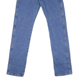 WRANGLER Womens Blue Slim Slim Straight Denim Medium W28 L33 Slim Fit Jeans