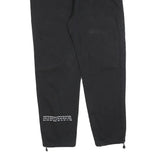 ZARA Mens Cotton Blend Black Regular Fit Straight Trousers W30 L26 Casual
