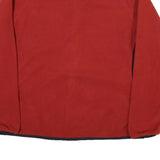 THE NORTH FACE Womens Red Zip Jacket XL Cotton Plain Outdoor Casual Warm