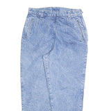 Womens Regular Light Blue Denim Cotton Blend Jeans W28 L27 Zip Closure