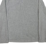 STARTER Mens Grey Plain Pullover Crew Neck Basic Knit M Lightweight Jumper