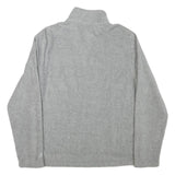STARTER Mens Grey Plain Pullover Crew Neck Basic Knit M Lightweight Jumper