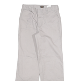 DICKIES Womens Regular Fit Beige Cotton Blend Trousers W26 L27 Workwear Casual