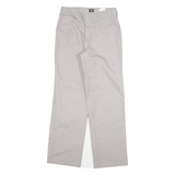 DICKIES Womens Regular Fit Beige Cotton Blend Trousers W26 L27 Workwear Casual