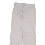 DICKIES Womens Regular Fit Beige Cotton Blend Trousers W26 L27 Workwear Casual