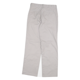 DICKIES Womens Regular Fit Beige Cotton Blend Trousers W26 L27 Workwear Casual