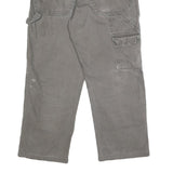 DICKIES Mens Regular Fit Grey Cotton Workwear Trousers W30 L24 Utility