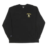 JANSPORT Mens Black Long Beach State Graphic T-Shirt XL Long Sleeve Crew Neck