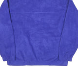 NORTH WEST Mens Blue Polyester Blend Jacket L Fleece Zip Casual Warm Outdoor