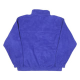 NORTH WEST Mens Blue Polyester Blend Jacket L Fleece Zip Casual Warm Outdoor
